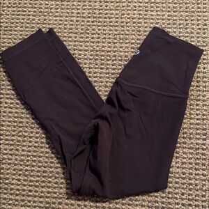 Maroon/brown leggings lululemon 21” size 2